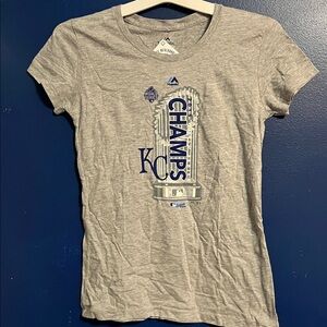 NWT Majestic Kansas City Royals 2015 World Series Tee